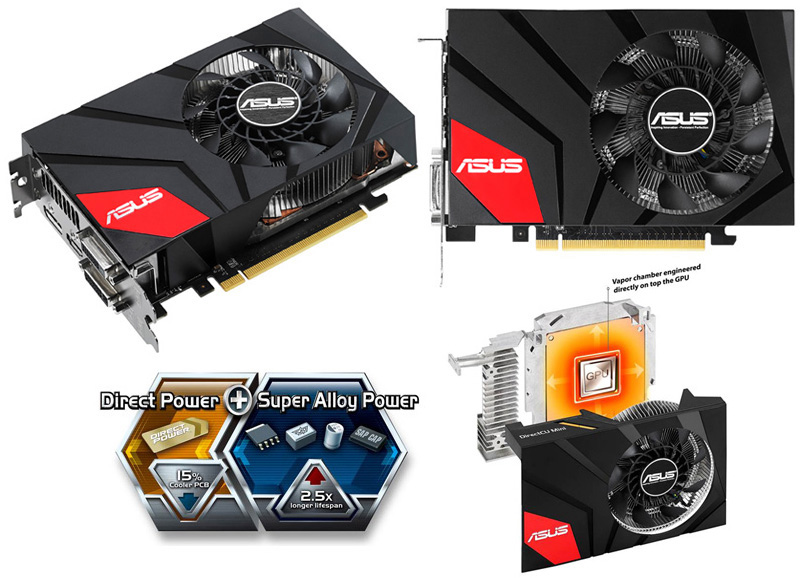ASUS R.O.G. GeForce GTX 670 DirectCU Mini.
