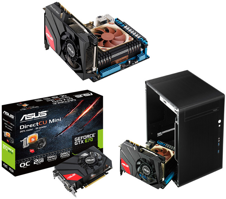 ASUS R.O.G. GeForce GTX 670 DirectCU Mini.