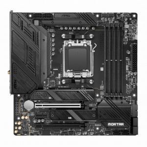 ����������� ����� MSI MAG B650M MORTAR WIFI , Socket AM5, B650, 4*DDR5, mATX, HDMI+DP WiFi
