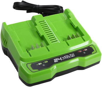 �������� ���������� GREENWORKS G24X2UC2 ��� 2-� ������������� 2931907