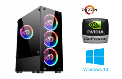 ��������� ���� TopComp AK 121980012 AMD Ryzen 7 5700X/Amd A520/8/HDD 1000/SSD 240/NVIDIA RTX 3060 12gb/Win10 ������