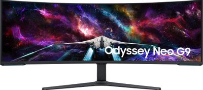 ���� ������ ������� 57" Samsung Odyssey Neo G9 S57CG952NI ������ 7680x2160, 240Hz, VA LED HDMI ��������-�������� ������������