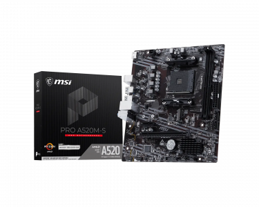 ����������� ����� MSI PRO A520M-S AM4 A520 DDR4 mATX HDMI ������