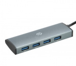 USB-��� Digma HUB-4U3.0-UC-G grey