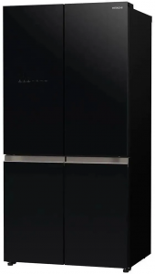 ���� �������� ����������� Hitachi R-WB720PUC1 GCK Side by Side black ��������-�������� ������������