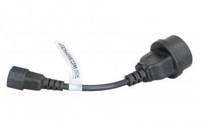 ���� ������ ������-���������� Powercom SCUT IEC-320 C14 to Socket Type-F 250V ��������-�������� ������������