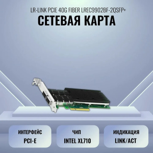 ������� ������� LR-LINK PCIE 40G FIBER LREC9902BF-2QSFP+