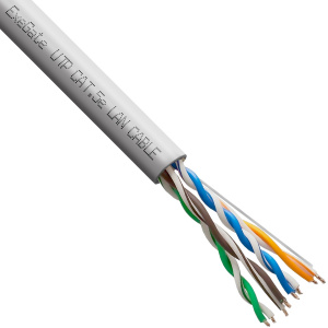 ������ Exegate EX281818RUS Special UTP4-C5e-CCA-S26-IN-PVC-GY-100 UTP 4 ���� ���.5e CCA, 26AWG �����