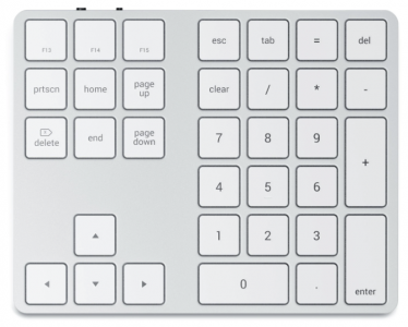 ���� ������ ���������� Satechi Aluminum Extended Keypad silver ��������-�������� ������������