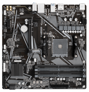 ����������� ����� Gigabyte B550M K Soc-AM4 AMD B550 4xDDR4 mATX RAID/HDMI