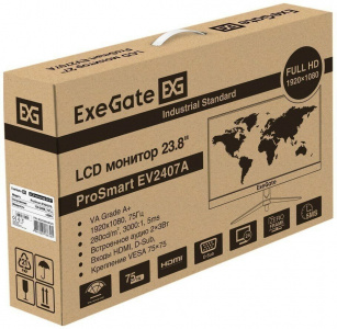 ���� ������ ������� 23.8" Exegate ProSmart EV2407A EX294344RUS ��������-�������� ������������