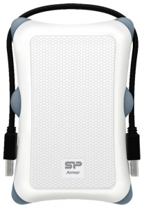 ���� ������ ������� ���� ������� Silicon Power Armor A30 1TB, USB3.0, White ��������-�������� ������������