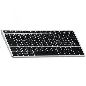 ���� ������ ���������� Satechi Slim X1 Bluetooth Backlit Keyboard, Bluetooth, Silver ��������-�������� ������������