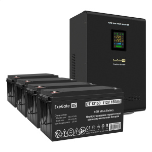 ���� ������ ��� ExeGate EX296004RUS + ������� 150A� EX282990RUS 4�� FineSine SX-5000.LCD.AVR.2SH.T ��������-�������� ������������