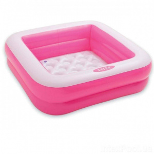 ���� ������ ������� �������� Intex Play Box Inflatable Square 57100 pink ��������-�������� ������������
