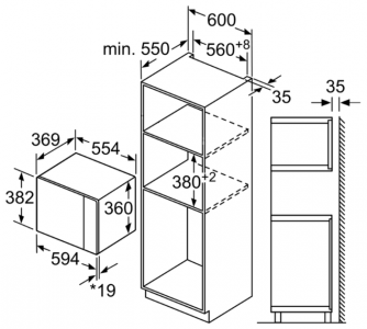 ������������ ������������� ���� Bosch BFL554MS0