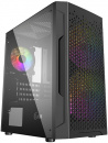    Powercase Mistral Micro Z3B Mesh LED mATX CMIMZB-L3, black