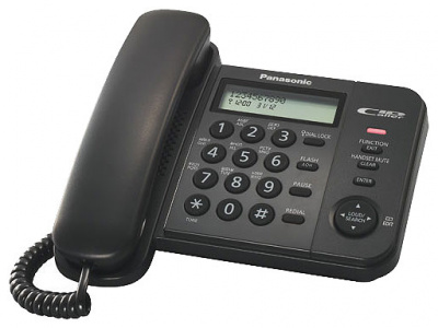 ���� ������ ��������� ������� Panasonic KX-TS2356, Black ��������-�������� ������������