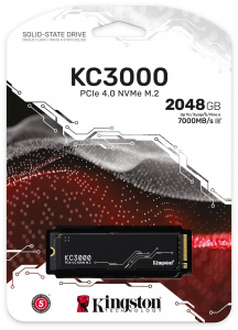 SSD-���������� Kingston SSD KC3000 2048GB PCIe 4.0 x4 SKC3000D/2048G