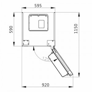 ���� �������� ����������� Korting KNFC 62029 X stainless steel ��������-�������� ������������