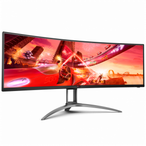 ���� ������ ������� 49" AOC AGON AG493UCX2 Black-Red ��������-�������� ������������