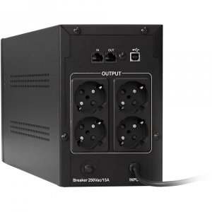 ���� ������ ���� �������������� ������� ExeGate EP285519RUS SpecialPro Smart LLB-2000.LCD.AVR.EURO.RJ.USB 2000VA/1200W, LCD, AVR, 4 ����������� black ��������-�������� ������������