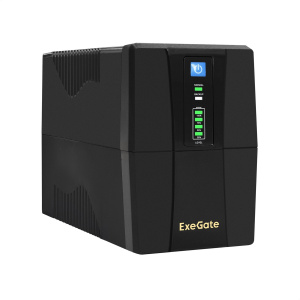 ���� ������ ��� ExeGate SpecialPro UNB-800.LED.AVR.EURO 800VA/480W, LED, AVR, 2 �����������, Black ��������-�������� ������������