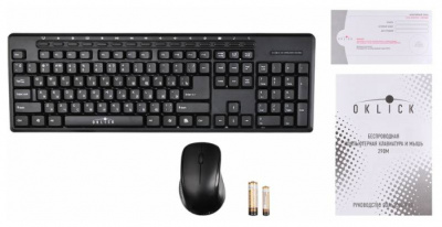 ���� ������ ���������� + ���� Oklick 290M Black USB ��������-�������� ������������