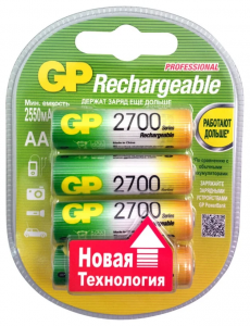�������� �������� GP 270AAHC AA 2700 ��� - 4 ��.