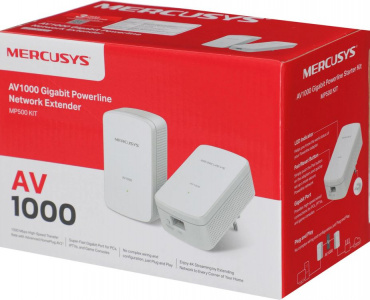 Powerline-������� Mercusys MP500P KIT AV1000 �����, �� ���������� ��������