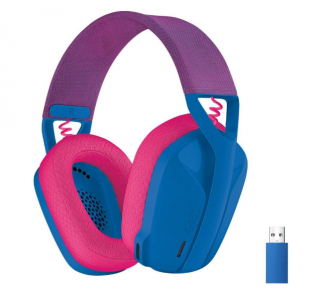 ���� ������ ��������� ������������ Logitech G435, 981-001062, pink/blue ��������-�������� ������������