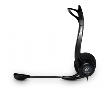 ���� ������ ��������� ������������ Logitech PC Headset 960 USB black 981-000100 ��������-�������� ������������
