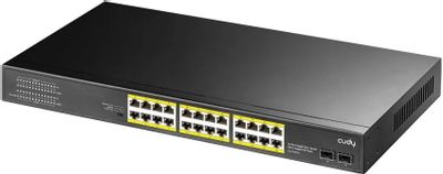 ���������� Cudy GS1028PS2 ������ (L2) 24x1����/� 2SFP 24PoE+ 300W �������������