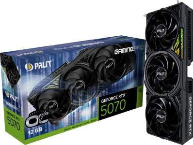 ���������� Palit PCI-E RTX5070 GAMINGPRO OC NVIDIA GF RTX 5070 12Gb (NE75070T19K9-GB2050A) ������