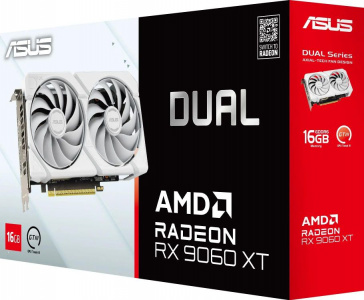 ���������� ASUS DUAL-RX9060XT-16G-WHITE (90YV0LG3-M0NA00) �����