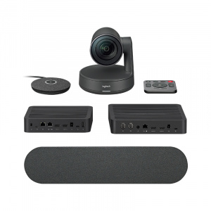���� ������ ���-������ Logitech Rally Plus Camera Ultra-HD ConferenceCam 960-001242 black ��������-�������� ������������