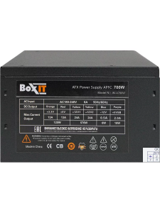���� ������� BOXIT 700W JM-A700w (ATX, APFC, 20+4P, 2xPCIe 6+2P, 120mm fan) (JM-A700w) ������