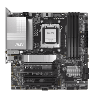 ����������� ����� MSI PRO B850M-P WIFI SocketAM5 AMD B850 4xDDR5 mATX AC97 8ch(7.1) 5Gigabit RAID+H
