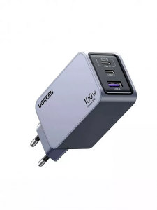 �������� ���������� UGREEN Nexode Pro 100W USB-A+2*USB-C GaN Fast Charger, Space Gray