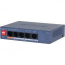 ���������� Dahua DH-CS4005-4GT-36 �����, 4-Port Gigabit PoE, ����������� L2 4 RJ45 10/100/1000����/�