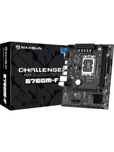 ����������� ����� MAXSUN MS-Challenger B760M-F WIFI mATX, 2*DDR4(64Gb)