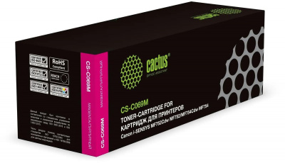 ���� ������ �������� �������� Cactus CS-C069M 069 ��������� (1900���.) ��� Canon i-SENSYS MF752Cdw MF752/MF754Cd ��������-�������� ������������