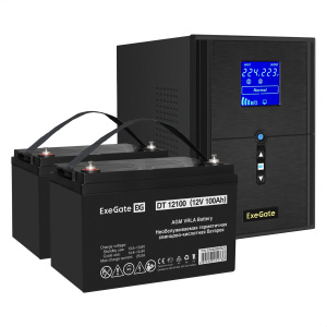 ���� ������ �������� ��� ExeGate EX295989RUS + ������� 100A� EX282985RUS 2�� ExeGate SineTower SZ-2000.LCD.AVR.3SH.1C13. ��������-�������� ������������