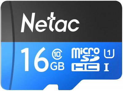 ���� ������ ����� ������ Netac Class 10 U3 P500 16Gb Standart microSDHC ��������-�������� ������������