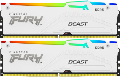 ����������� ������ Kingston Fury Beast RGB DDR5 32Gb 6400MHz 2x16Gb (KF564C32BWEAK2-32)