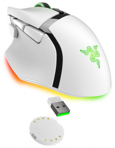 ���� ���� Razer Basilisk V3 Pro White ��������-�������� ������������