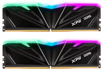 ����������� ������ ADATA ARMAX RGB DDR5 DIMM 32GB 6000MHz 2*16GB (AX5U6000C3016G-DTAMRBK) ������
