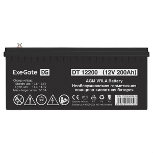 ���� ������ �������������� ������� ExeGate DT 12200 (12V 200Ah, ��� ���� �8) ��������-�������� ������������