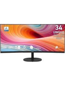 ���� ������ ������� 34" MSI PRO MP341CQ E12 UWQHD (9S6-3PB2CT-212) ������ ��������-�������� ������������