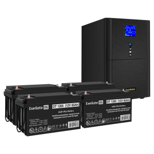 ���� ������ ��� ExeGate EX295990RUS + ������� 65A� EX282980RUS 4�� ExeGate SineTower SZ-3000.LCD.AVR.3SH.1C13.R ��������-�������� ������������